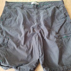 Wrangler Mens 42 Flat Front Outdoor Cargo Shorts 60AB0AH